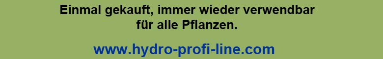 Hydro Profi Line Pflanzsysteme