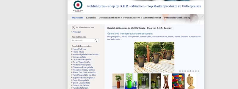 Onlineshop der GKR