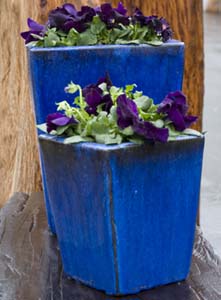 Blaue Keramik